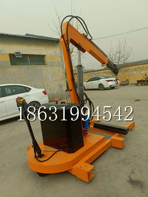 兴隆台区自卸车厢随车吊 自制轮式四不像起重机 四驱平板吊 5吨 贵盛